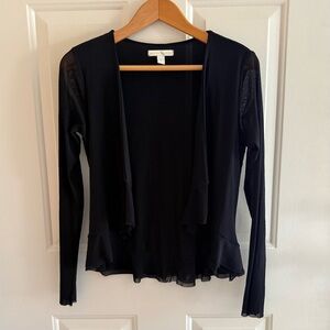 Weston Wear Sheer Black Cardigan